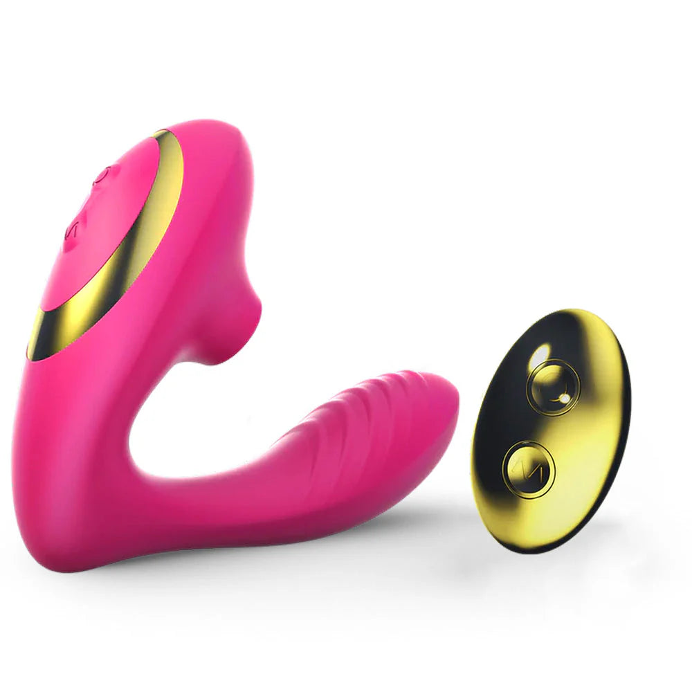 OG 2 Clitoral Sucking Vibrator Purple Rose Red OG 2 Clitoral Sucking Vibrator Purple Rose Red