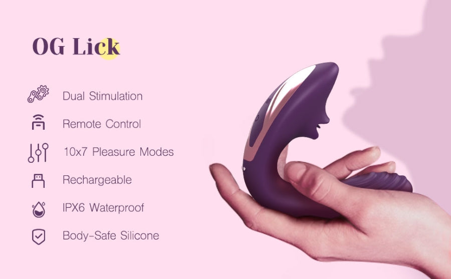 Clitoral Licking Vibrator OG Lick