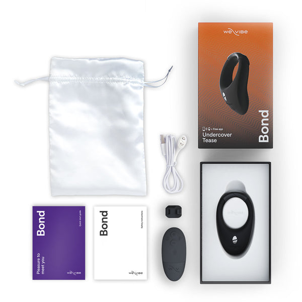 We-Vibe Bond – Wearable Cock Ring with Remote Control - Black