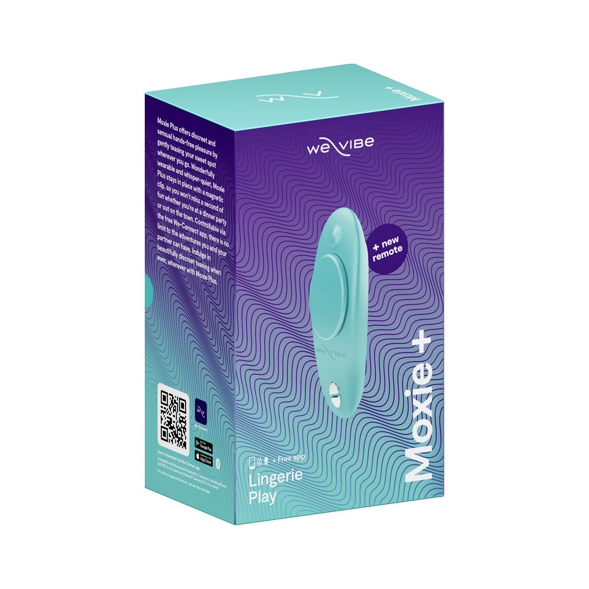 We-Vibe Moxie+ - Wearable Clitoral Vibrator – Black