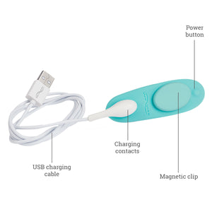 We-Vibe Moxie+ - Wearable Clitoral Vibrator – Aqua