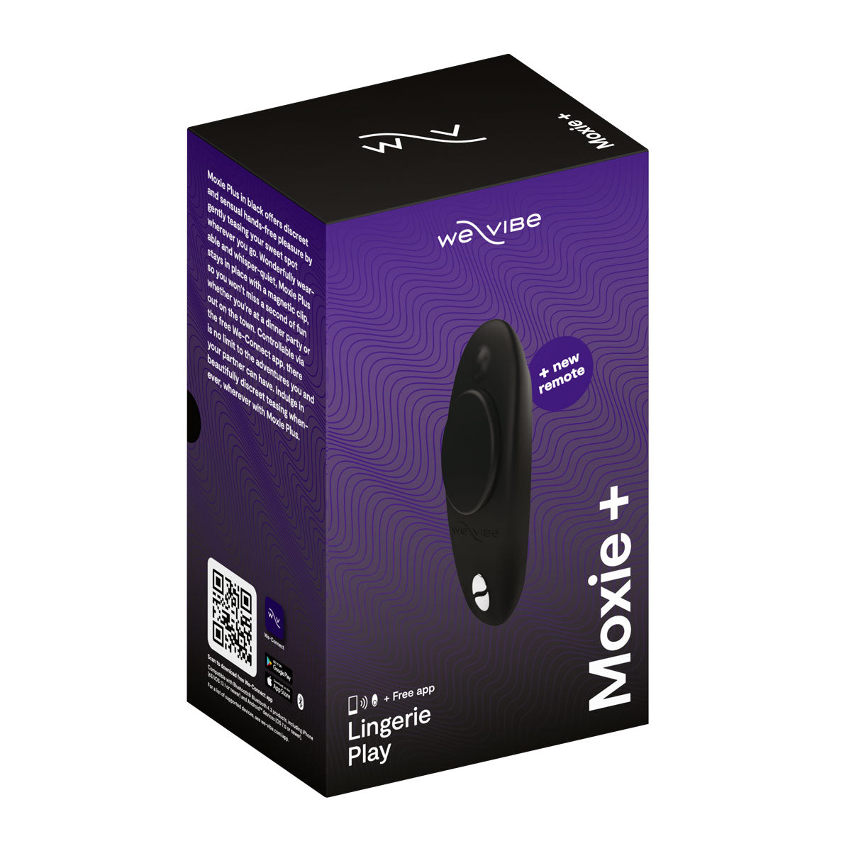 We-Vibe Moxie+ - Wearable Clitoral Vibrator – Black