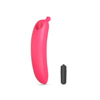 Oh Oui Banana Vibrating Dildo In Banana Bag - Danger Pink