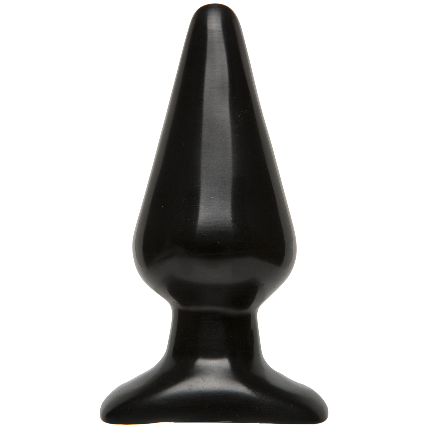 Classic Smooth Butt Plugs - Large, Black