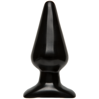 Classic Smooth Butt Plugs - Large, Black