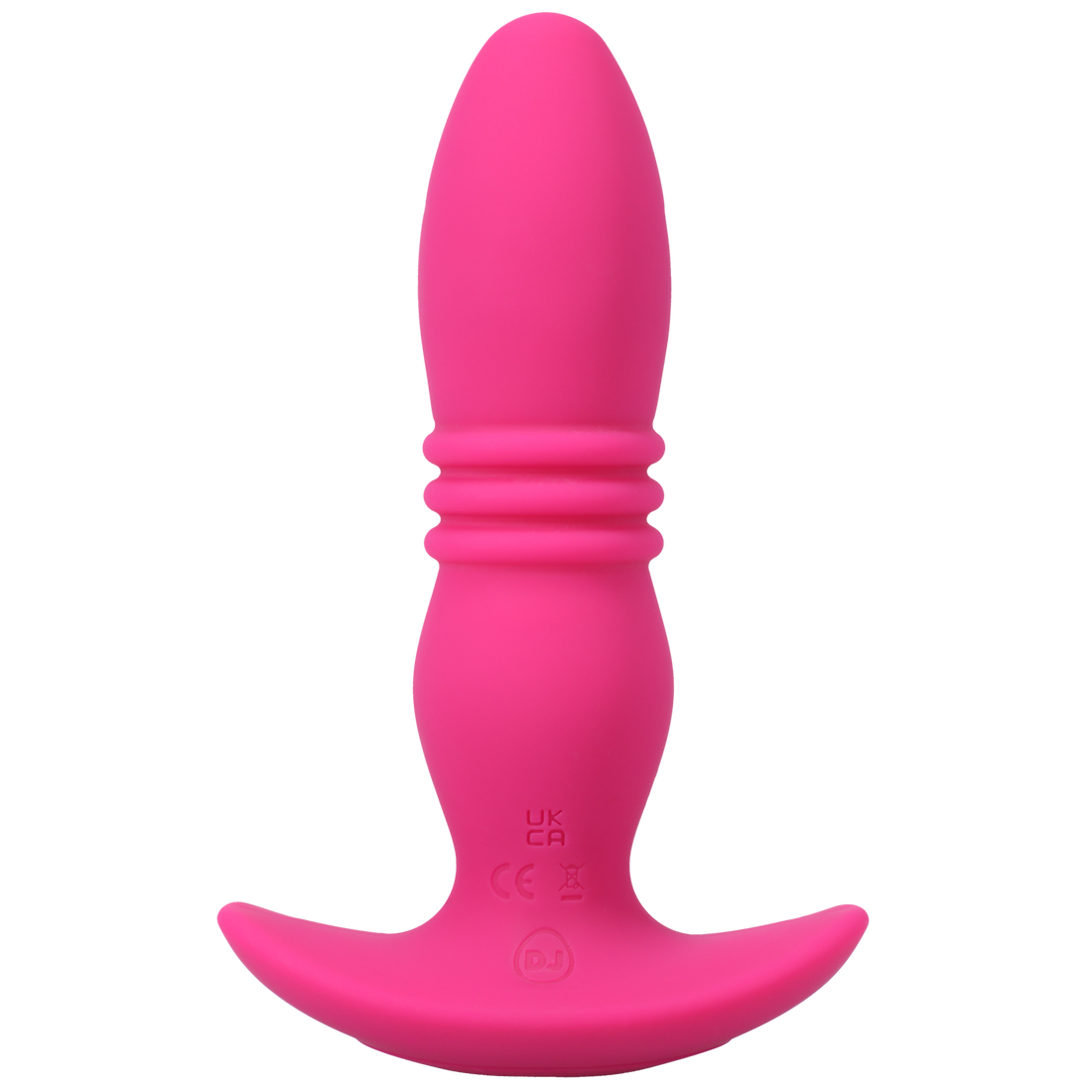 RISE Rechargeable Silicone Anal Plug with Remote - Pink