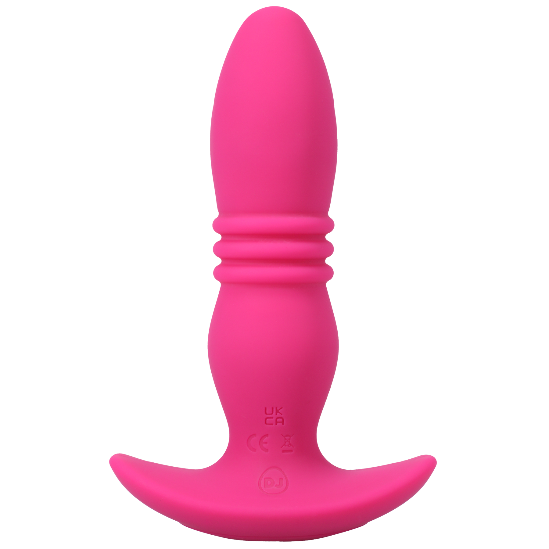 RISE Rechargeable Silicone Anal Plug with Remote - Pink