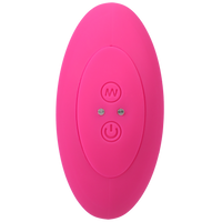 RISE Rechargeable Silicone Anal Plug with Remote - Pink