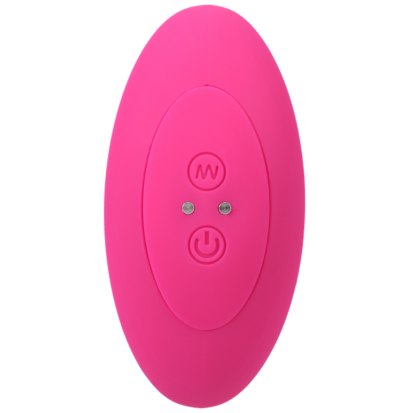 RISE Rechargeable Silicone Anal Plug with Remote - Pink