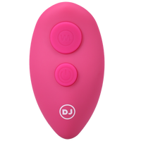 RISE Rechargeable Silicone Anal Plug with Remote - Pink