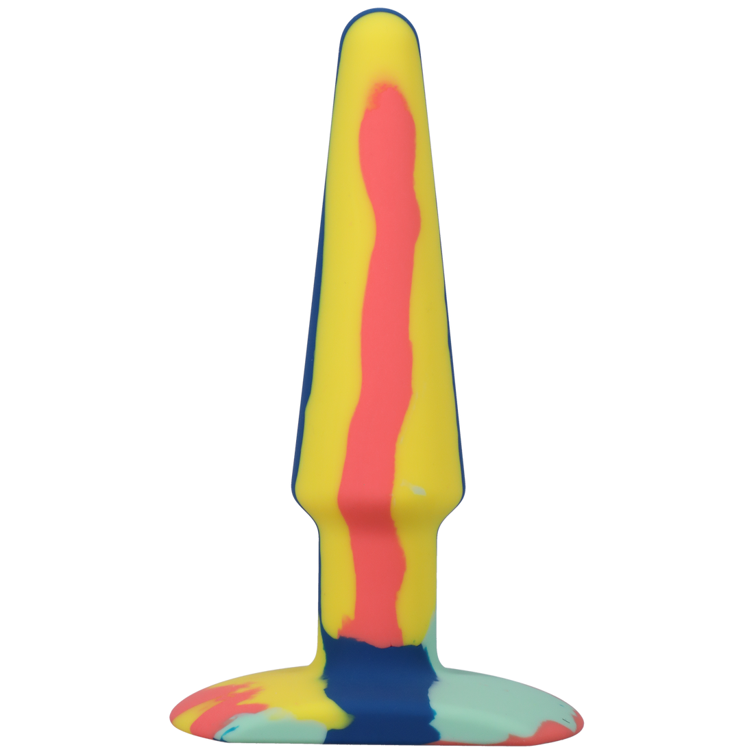 Silicone Anal Plug - 5 inch, Sunrise