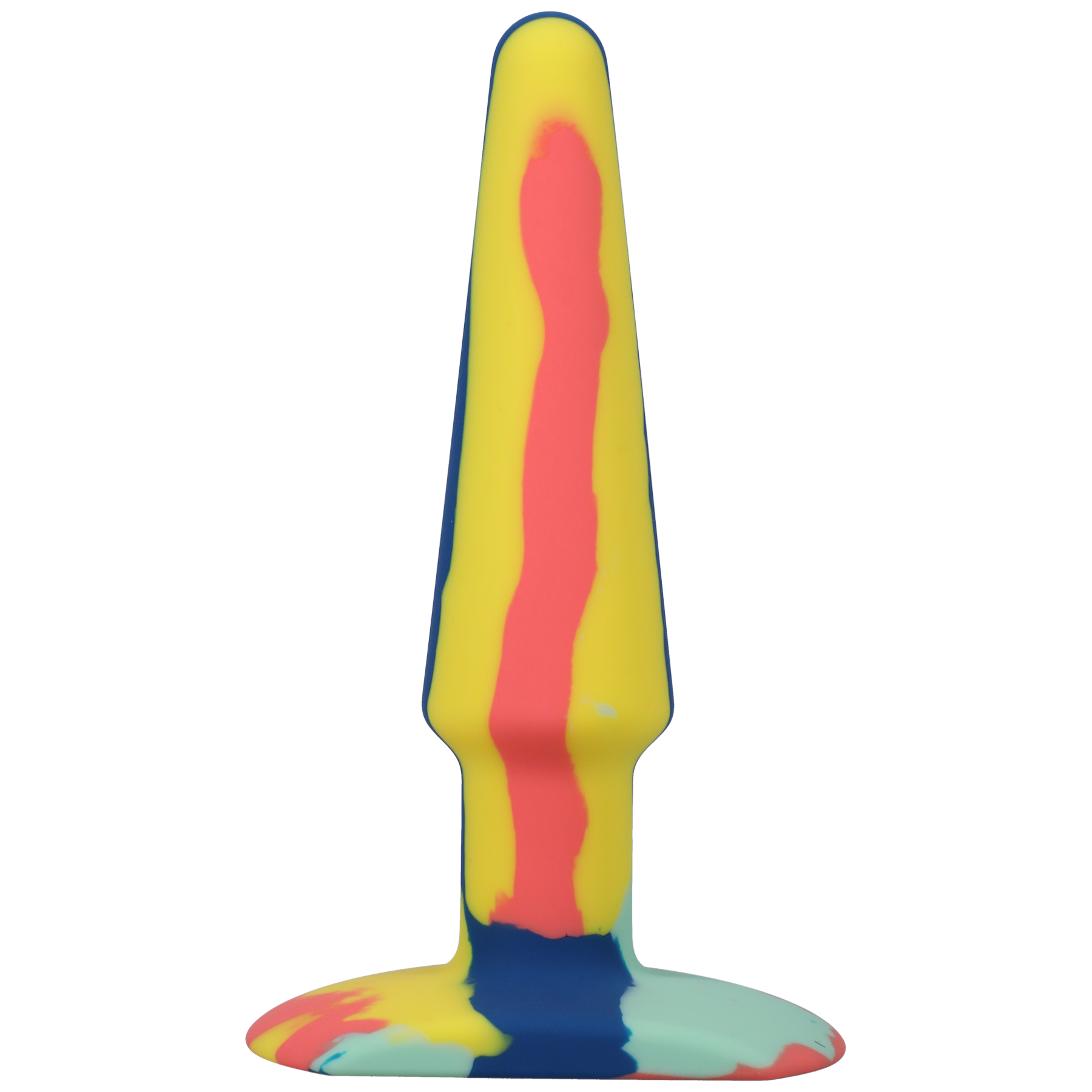 Silicone Anal Plug - 5 inch, Sunrise