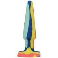 Silicone Anal Plug - 5 inch, Sunrise