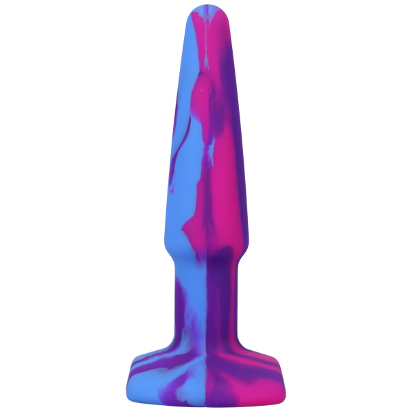 Silicone Anal Plug - 4 inch, Berry