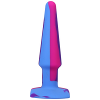 Silicone Anal Plug - 5 inch, Berry