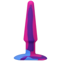 Silicone Anal Plug - 5 inch, Berry