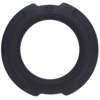 OptiMALE FlexiSteel Silicone C-Ring - 43mm, Black