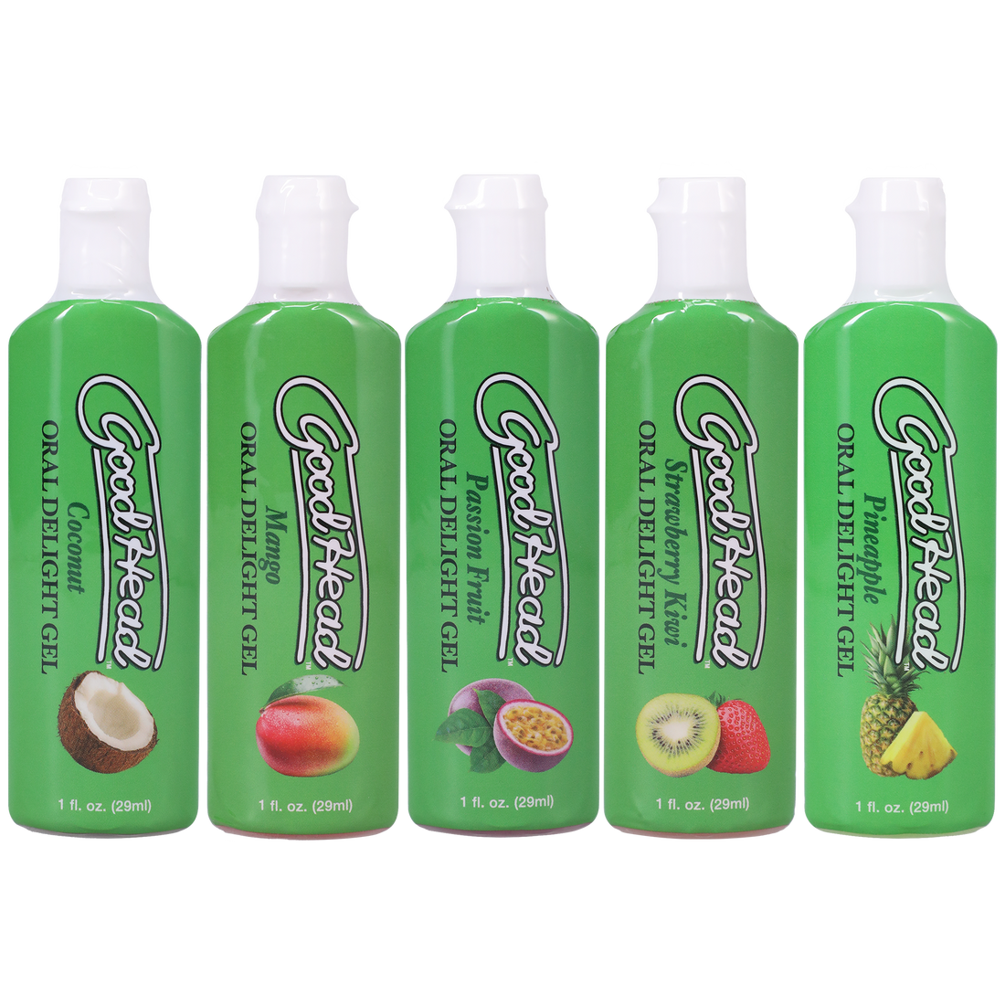 GoodHead Oral Delight Gel Tropical Fruits - 5 Pack, 1 fl. oz.