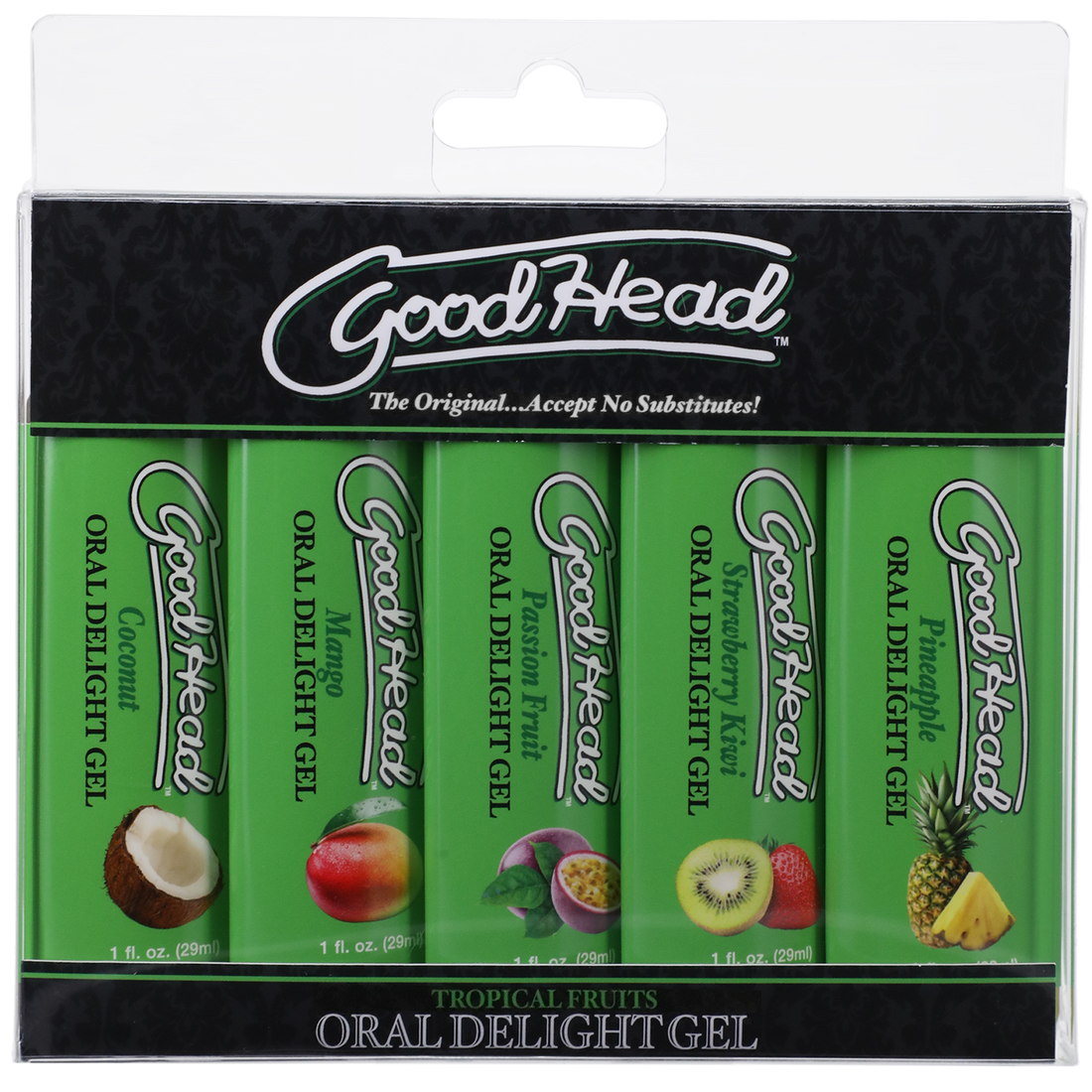 GoodHead Oral Delight Gel Tropical Fruits - 5 Pack, 1 fl. oz.