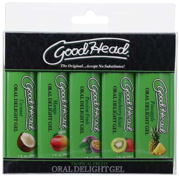 GoodHead Oral Delight Gel Tropical Fruits - 5 Pack, 1 fl. oz.