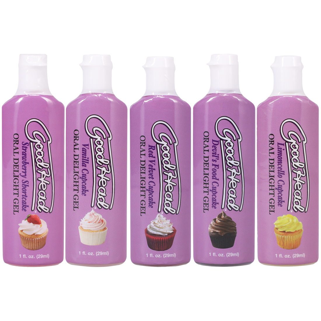 GoodHead Oral Delight Gel Cupcakes - 5 Pack, 1 fl. oz.