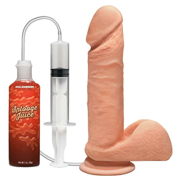 Perfect D Squirting ULTRASKYN 7 Inch With Balls - Vanilla