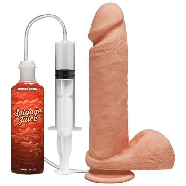 Perfect D Squirting ULTRASKYN 8 Inch With Balls - Vanilla