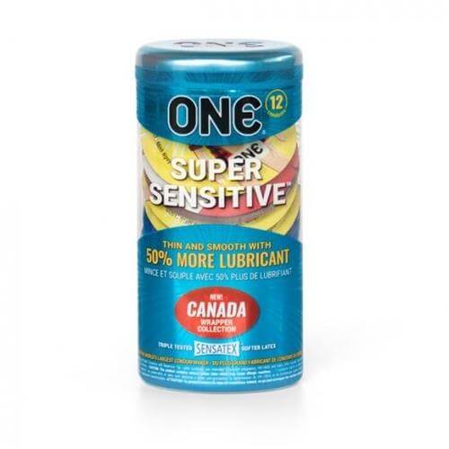 ONE Mixed Super Sensitive Condoms - 12 Pack