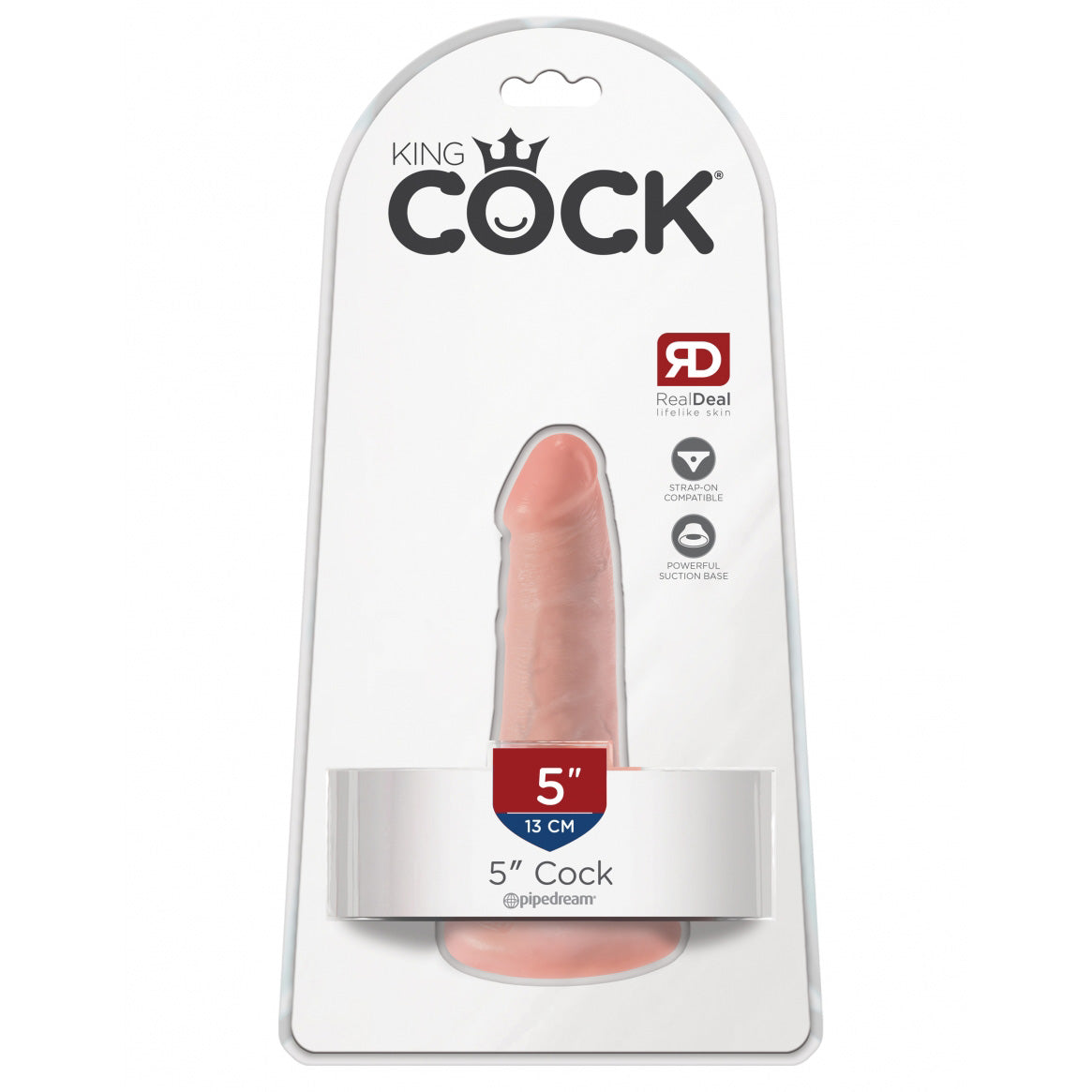 King Cock 5" Cock - Flesh