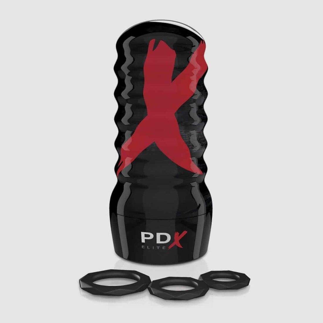 PDX Elite Air Tight Oral Stroker - Light/Black