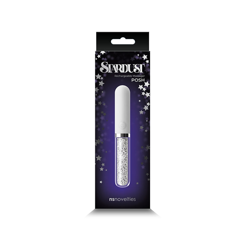 Stardust Posh Silicone & Glass Mini Rechargeable Vibrator