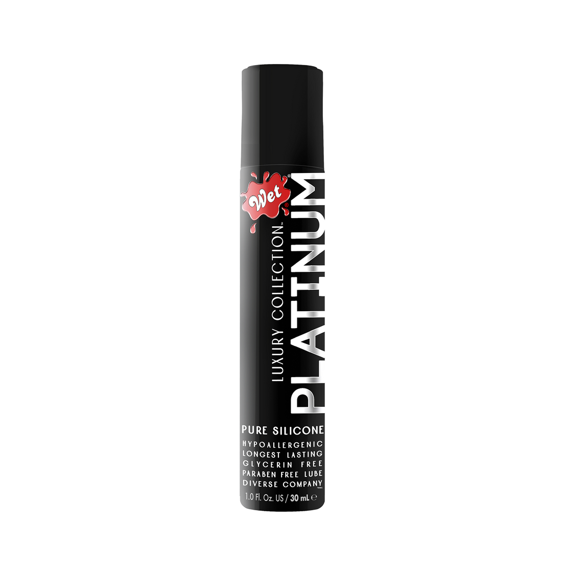 Wet Platinum Formula Silicone Lubricant - 1.0 oz, 30 ml