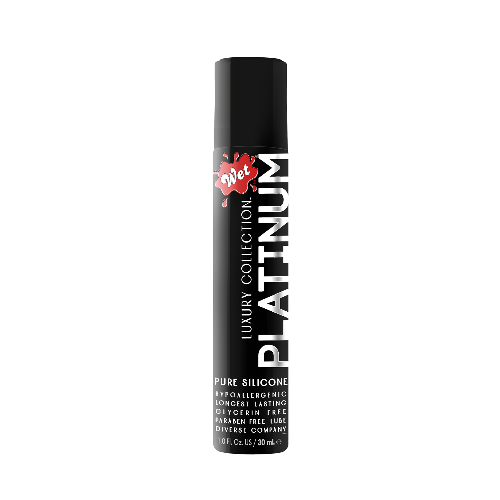 Wet Platinum Formula Silicone Lubricant - 1.0 oz, 30 ml