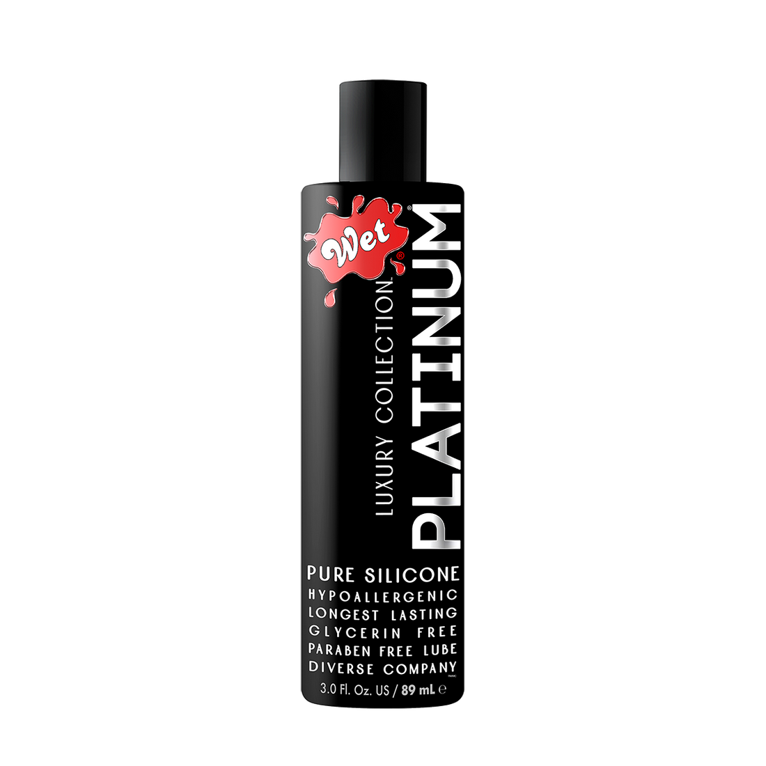 Wet Platinum Formula Silicone Lubricant - 3 oz, 89 ml