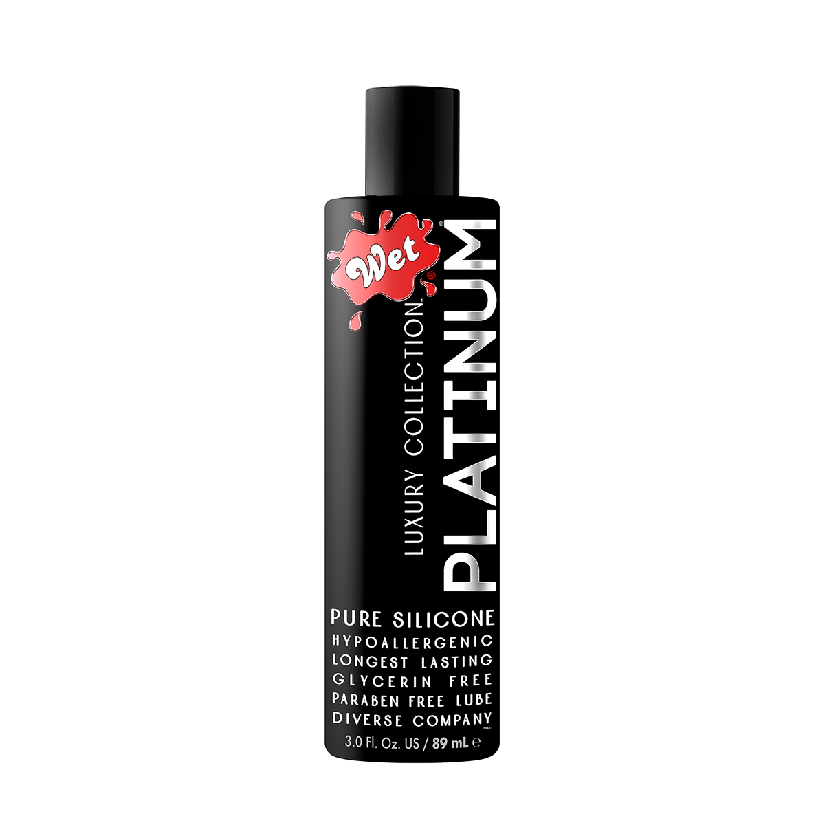 Wet Platinum Formula Silicone Lubricant - 3 oz, 89 ml