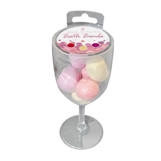 Bath Romance - Wine Scented Bath Bombs (8 pc)