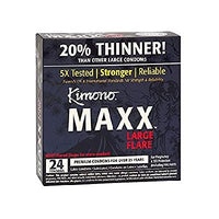 Kimono Maxx Large Flare Condoms - 24 Pack