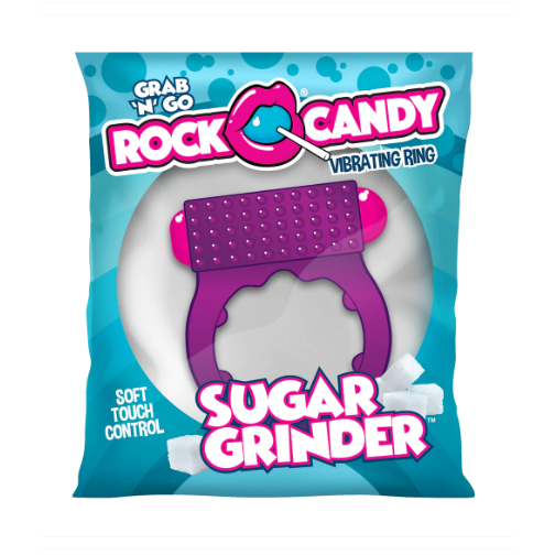 Sugar Grinder Vibrating Cock Ring - Purple