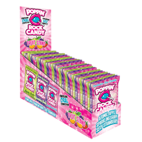 Popping Rock Candy Oral Sex Candy Bundle - Fruit Stand, 36 Pack