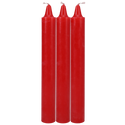 Japanese Drip Candles - Set of 3, Red