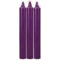 Japanese Drip Candles - Set of 3, Purple