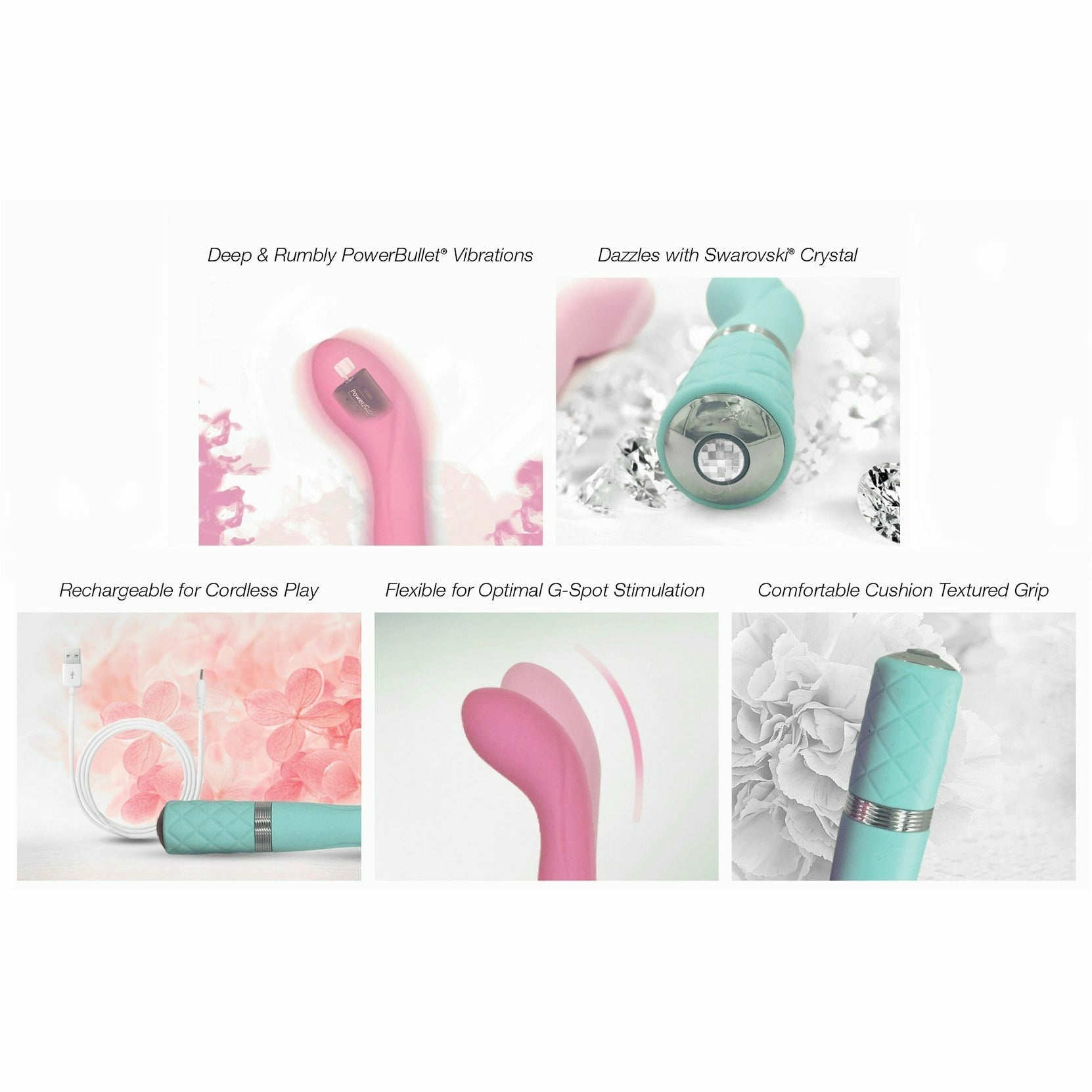 Pillow Talk Sassy - G-Spot Massager - Teal