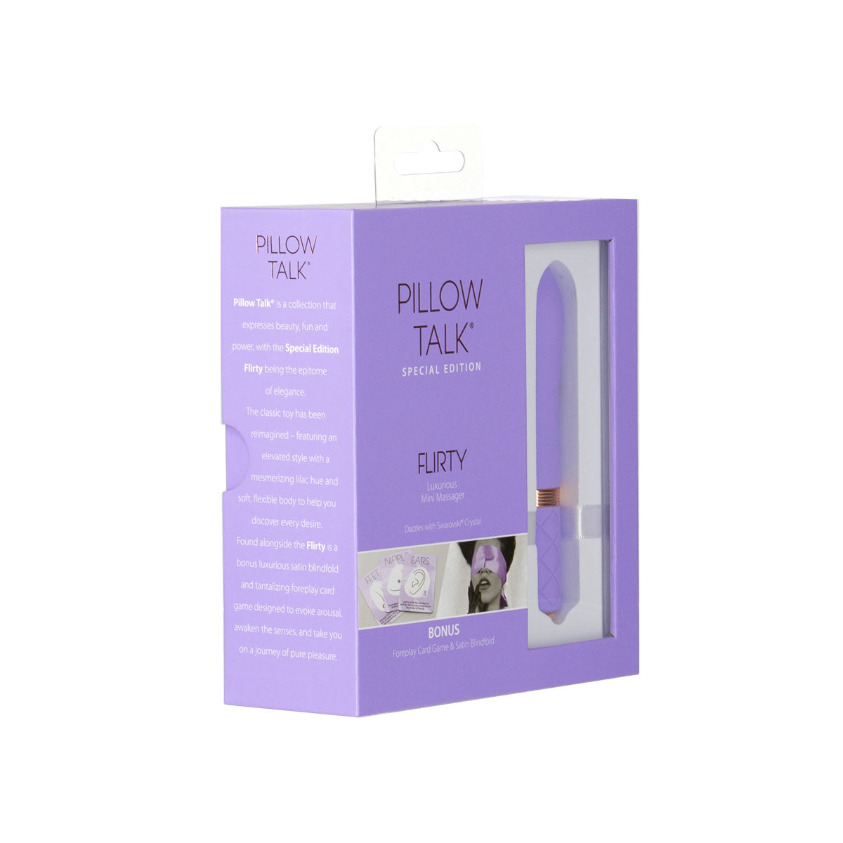 Special Edition Flirty - Luxurious Mini Massager - Rechargeable - Purple