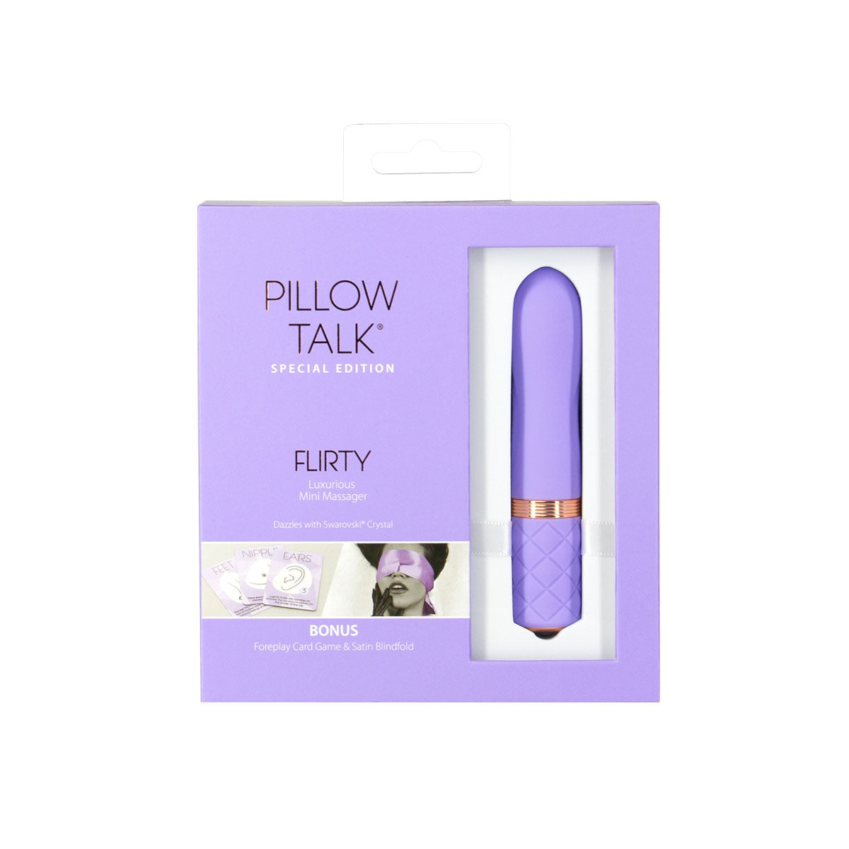 Special Edition Flirty - Luxurious Mini Massager - Rechargeable - Purple