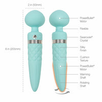 Pillow Talk Sultry - Dual-Ended Massager - Teal