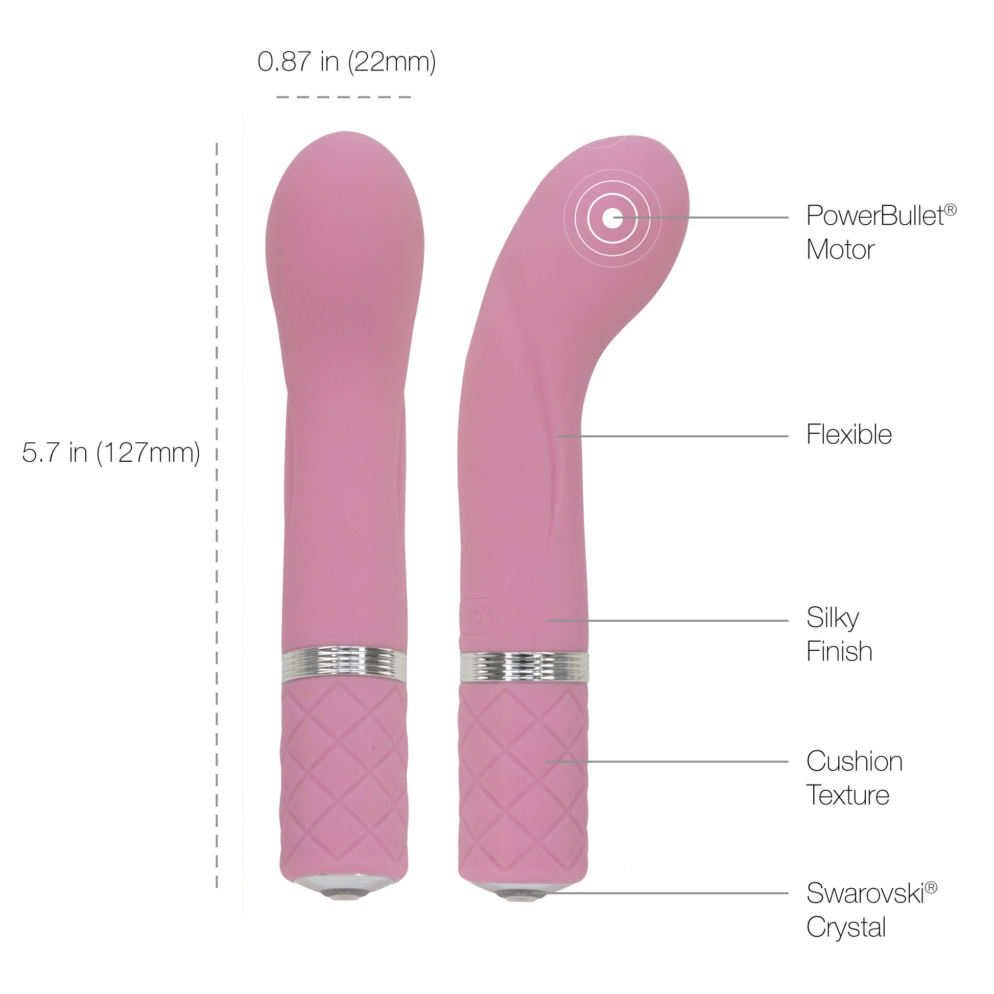 Pillow Talk Racy - Mini Massager - Pink