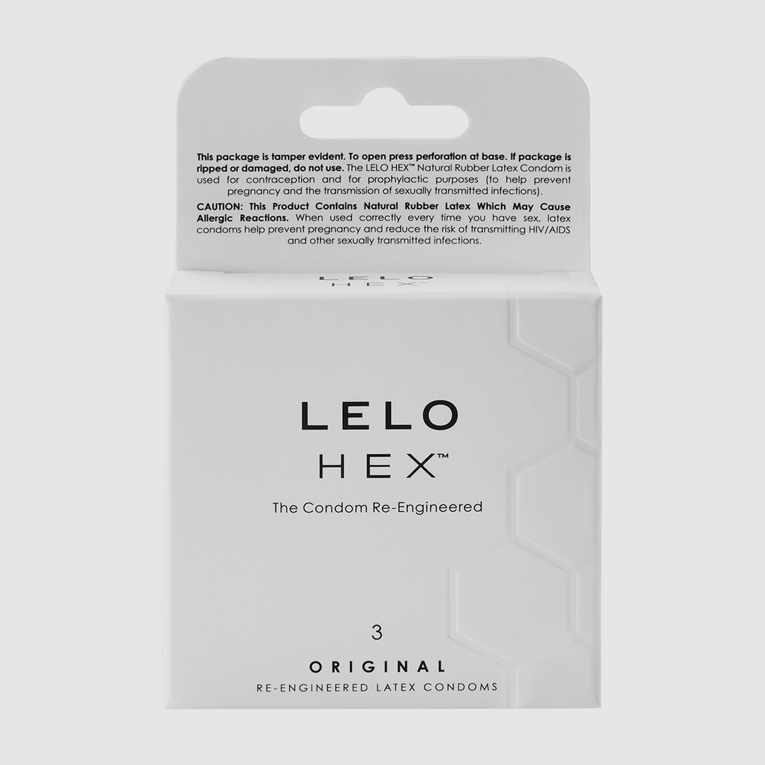 Lelo Hex Condoms Original - 3 Pack