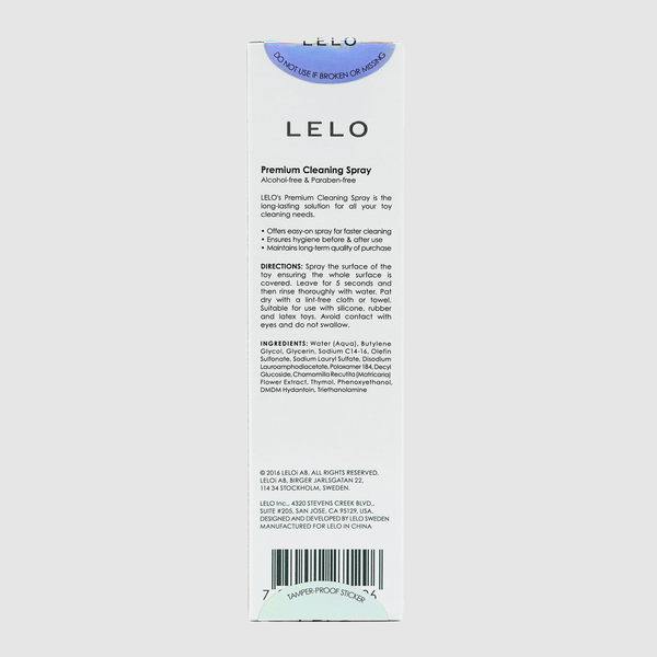LELO Toy Cleaning Spray - 60 mL/ 2 oz.