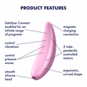 Satisfyer Curvy 3+ Air Pulse Stimulator - Pink