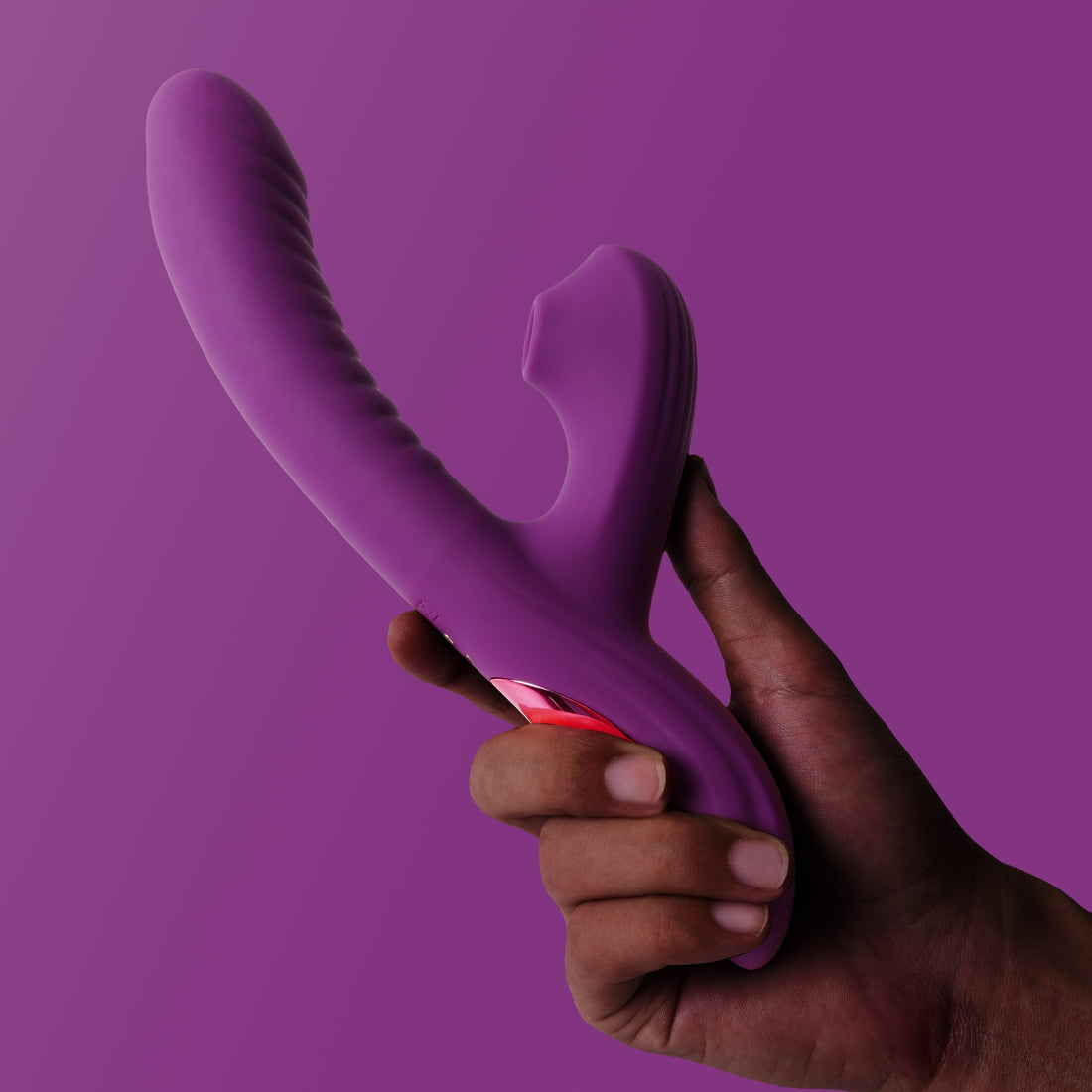 1-Beta Rabbit 3-in-1 Sucking, Swing Rabbit Vibrator